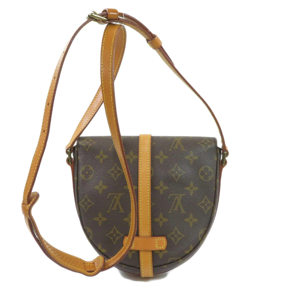 Louis Vuitton Canvas Chantilly Shoulder Bag Monogram Brown